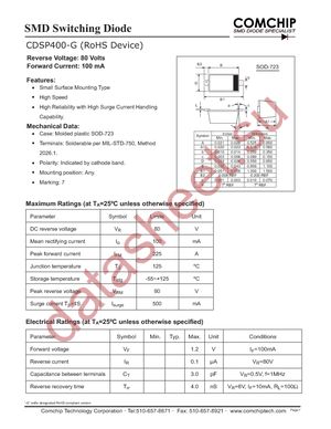 CDSP400-G datasheet  